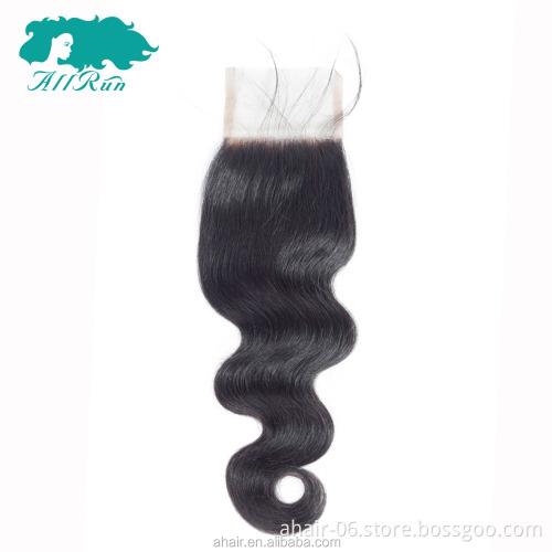 Wholesale 4*4 Remy Virgin India Hair Lace Closure , True Glory Hair Body Wave Closure